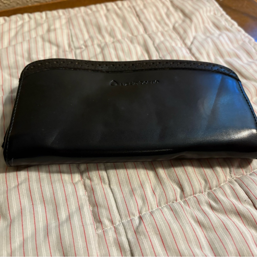 Liz Claiborne Long Black Wallet